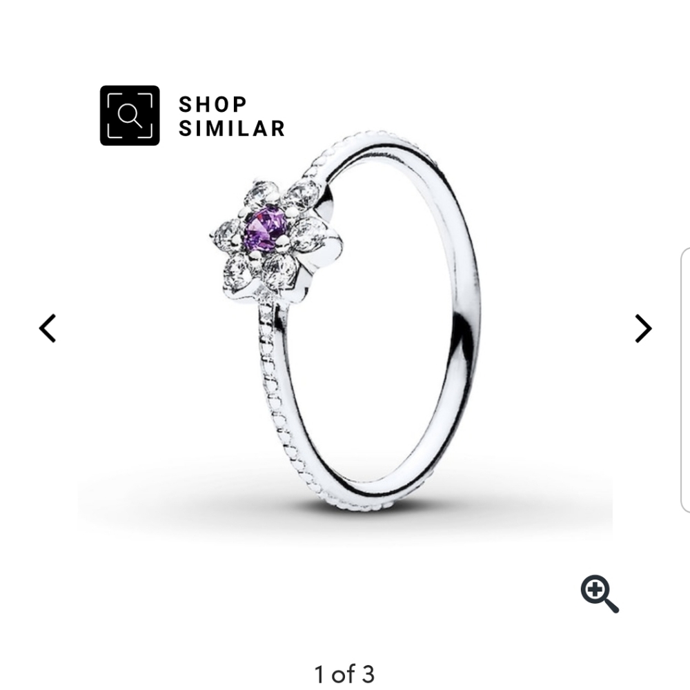 Pandora Ring Forget-Me-Not Sterling Silver
